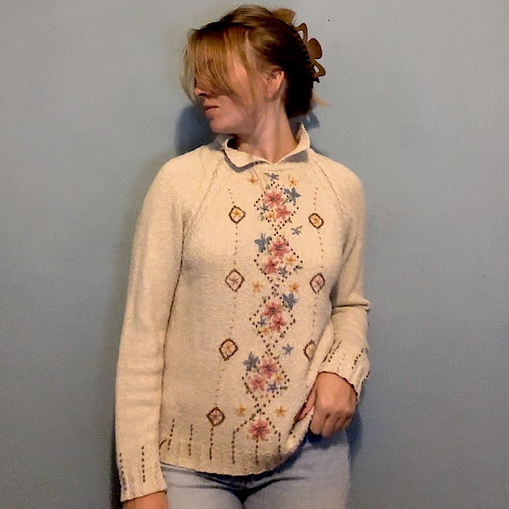 Cottage Core Sweater - Picture 8 of 9